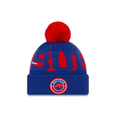 Buffalo Bills Gorra | New Era NFL Historic Cold Weather Sport Knit Beanie Mexico - Azules